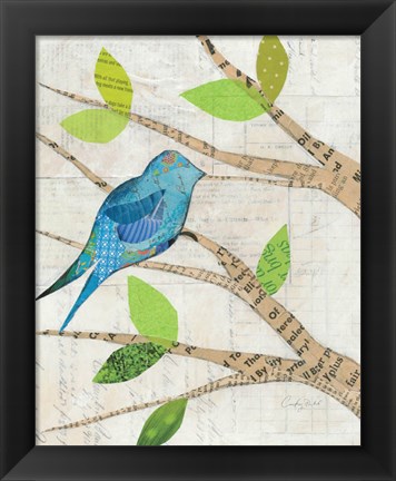 Framed Birds in Spring I Print