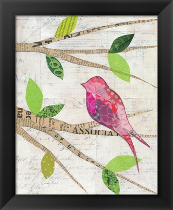 Framed Birds in Spring IV Print