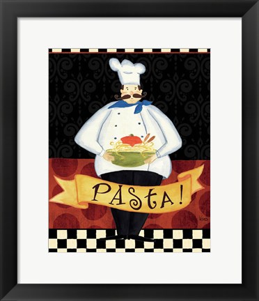 Framed Bon Appetit I Print