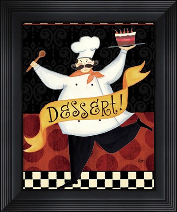 Framed Bon Appetit II Print