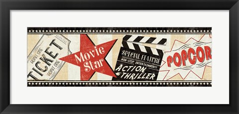 Framed Movie Night Print