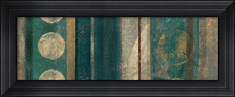 Framed Bora Blue Print