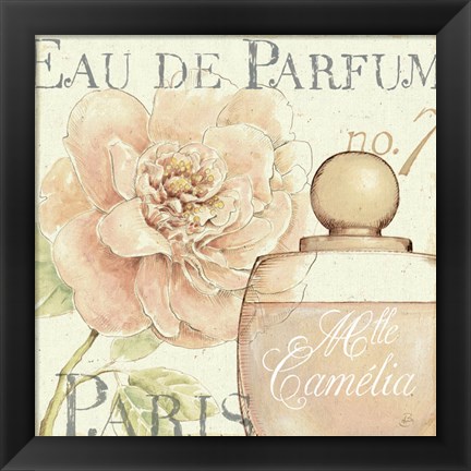 Framed Fleurs and Parfum II Print