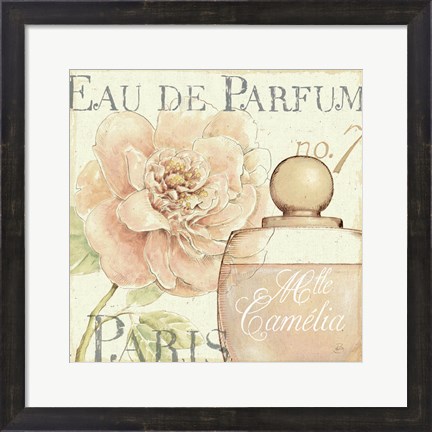 Framed Fleurs and Parfum II Print