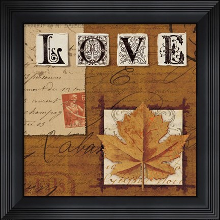 Framed Natures Journal - Love Print