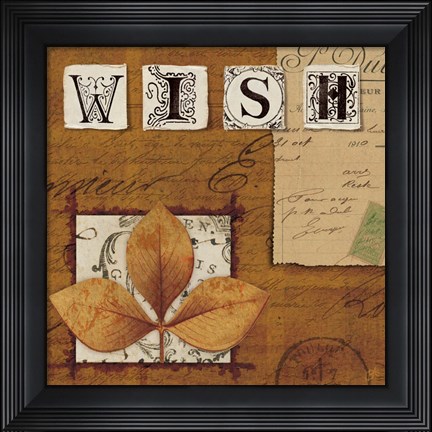 Framed Natures Journal - Wish Print