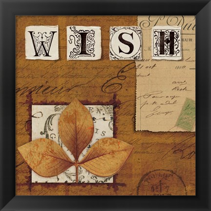 Framed Natures Journal - Wish Print