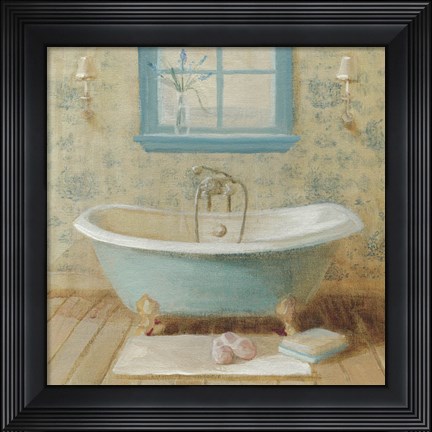 Framed Victorian Bath I Print