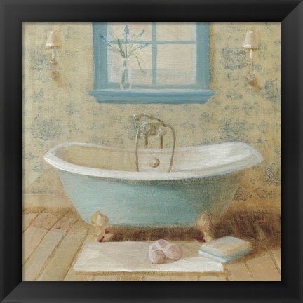 Framed Victorian Bath I Print