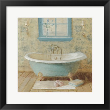 Framed Victorian Bath I Print