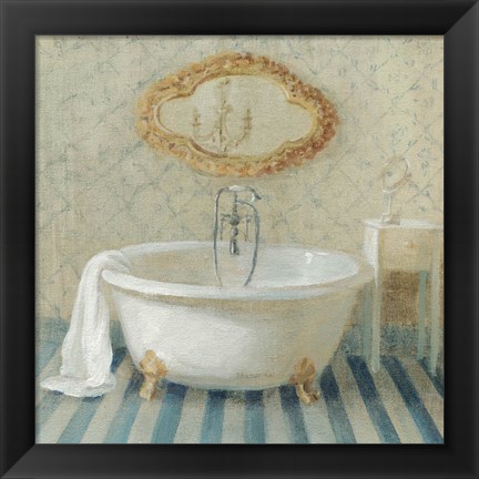 Framed Victorian Bath II Print