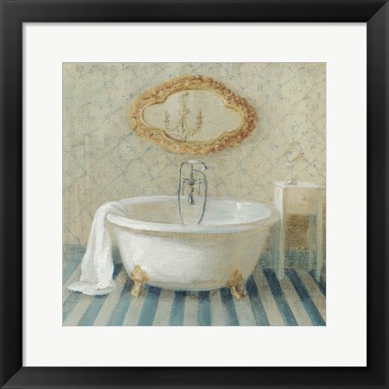 Framed Victorian Bath II Print