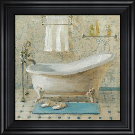 Framed Victorian Bath III Print