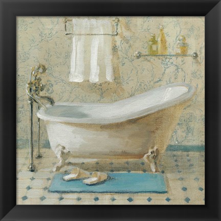 Framed Victorian Bath III Print