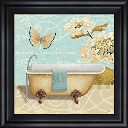 Framed Light Breeze Bath II Print