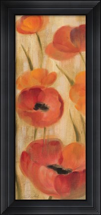 Framed May Floral Panel II Print