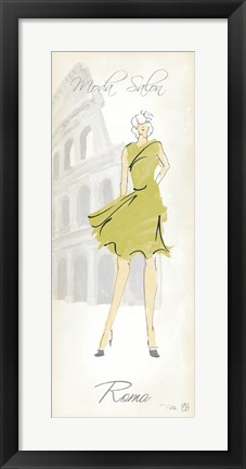 Framed Fashion Lady IV Print