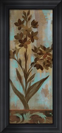 Framed Monsoon Florals II Print
