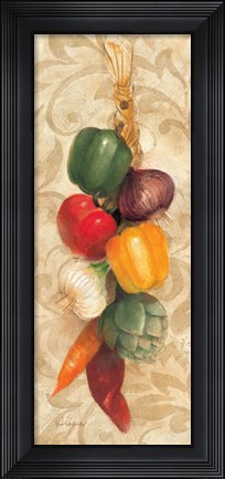 Framed Mixed Vegetables I Print