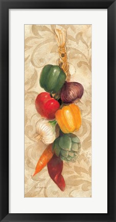 Framed Mixed Vegetables I Print