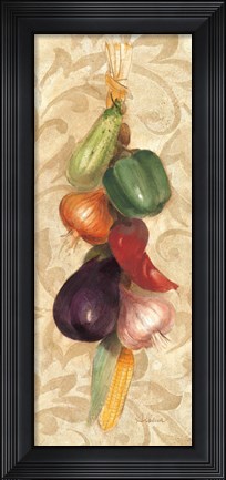 Framed Mixed Vegetables II Print