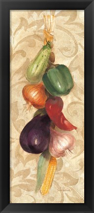 Framed Mixed Vegetables II Print