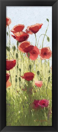 Framed Mountain Poppies I Print