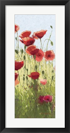 Framed Mountain Poppies I Print