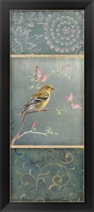 Framed Female Goldfinch Print