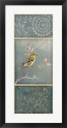 Framed Female Goldfinch Print