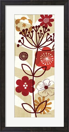 Framed Floral Pop II Panel Print