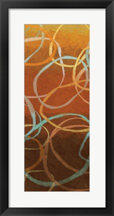 Framed Square Dancing Circles I Print
