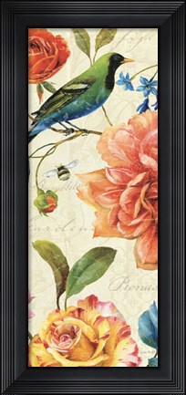 Framed Rainbow Garden VI Print