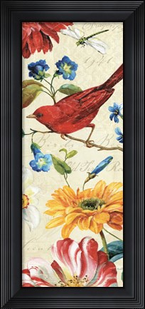 Framed Rainbow Garden VII Print