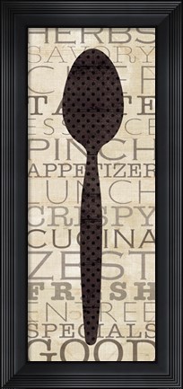 Framed Kitchen Words II Print