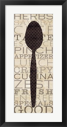 Framed Kitchen Words II Print