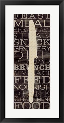 Framed Kitchen Words III Print