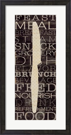 Framed Kitchen Words III Print