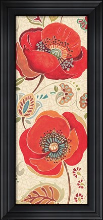 Framed Moroccan Red Light II Print