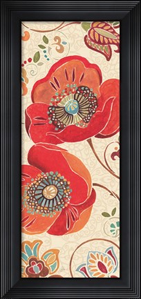 Framed Moroccan Red Light III Print