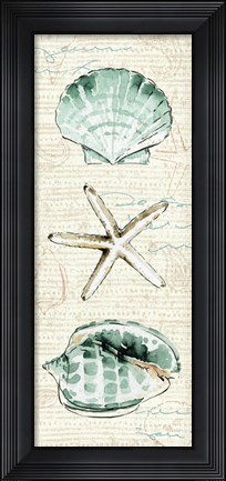 Framed Ocean Prints V Print