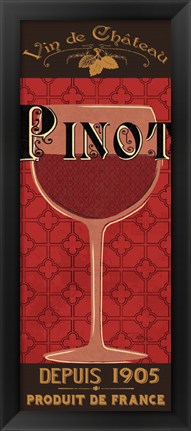 Framed Red Label IV Print