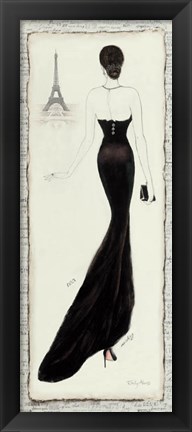 Framed Elegance Diva I Print