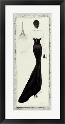 Framed Elegance Diva I Print