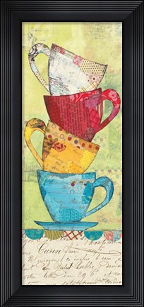 Framed Come for Coffee Print