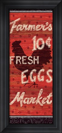 Framed Country Touch VI Print