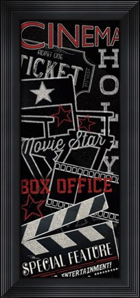 Framed Movie Montage III Print