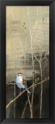 Framed Sparrows at Dusk I Print