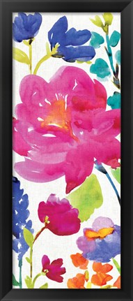 Framed Floral Medley Panel II Print