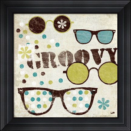 Framed 60&#39;s Revival III Print